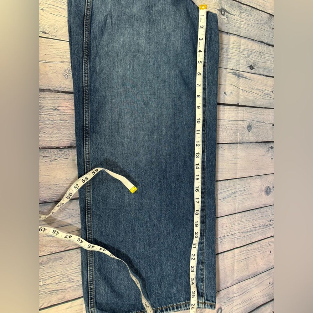 Old Navy Medium Rinse High Rise Nautical Beach Classic Preppy Wide Leg Jeans 4P - Picture 9 of 9